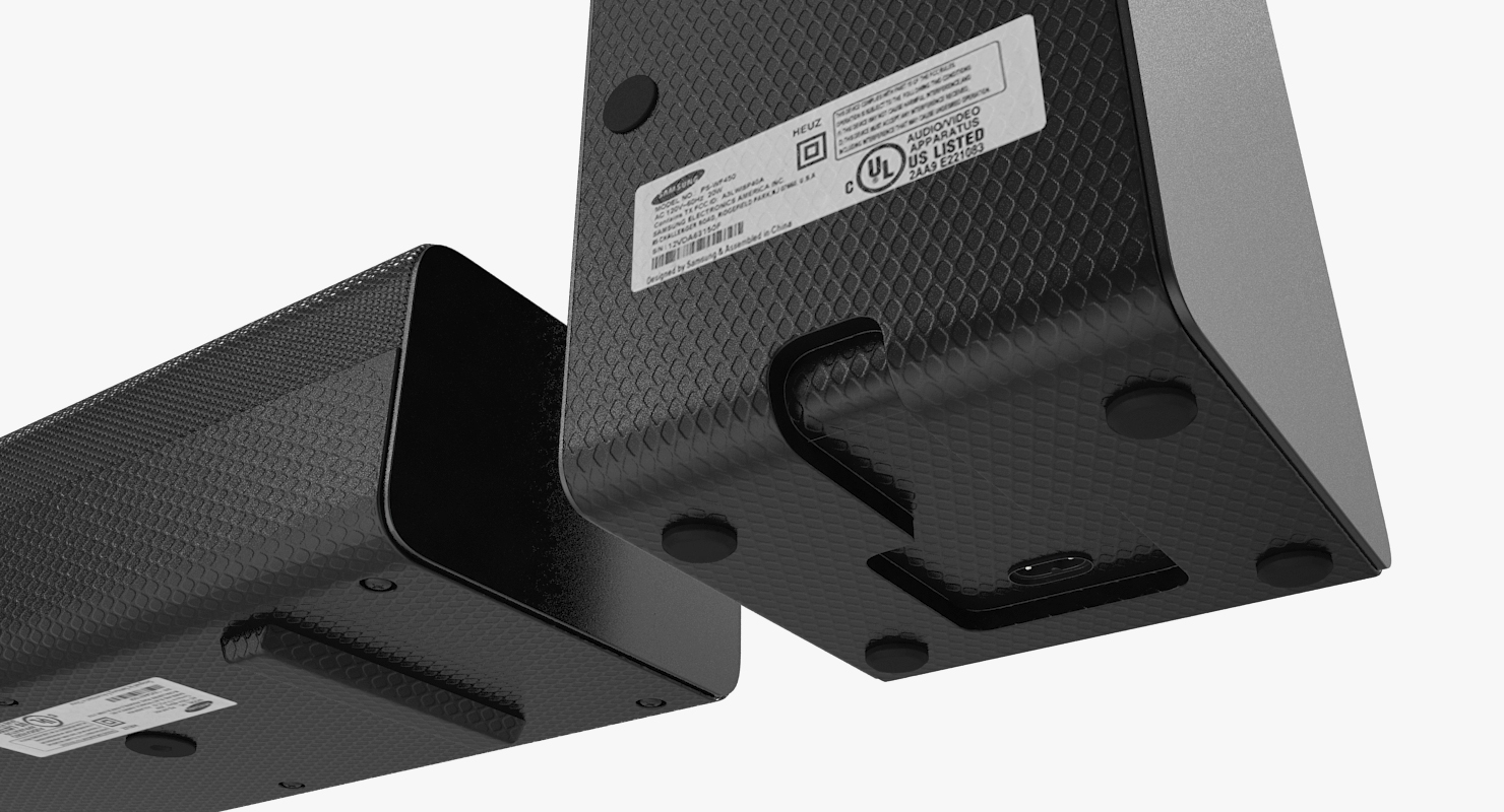 3D Samsung Soundbar System model