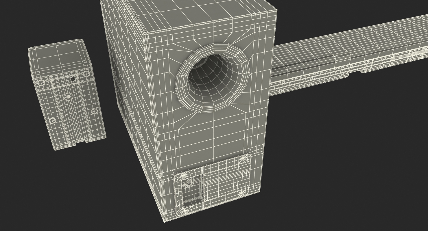 3D Samsung Soundbar System model
