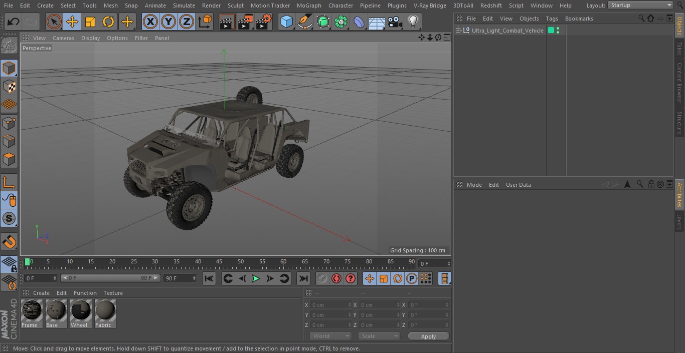 3D Ultra Light Combat Vehicle