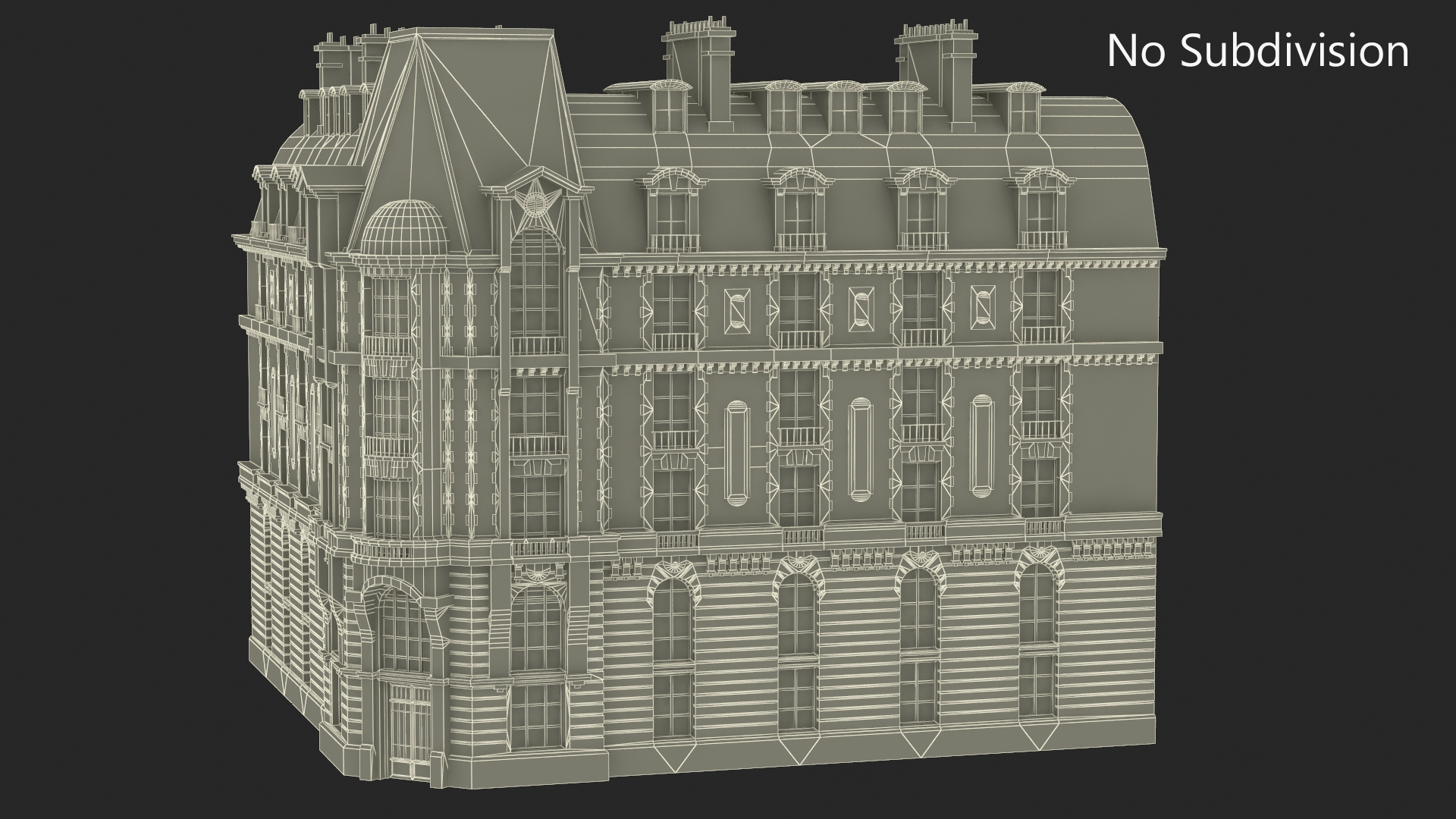 French Renaissance Building 3D