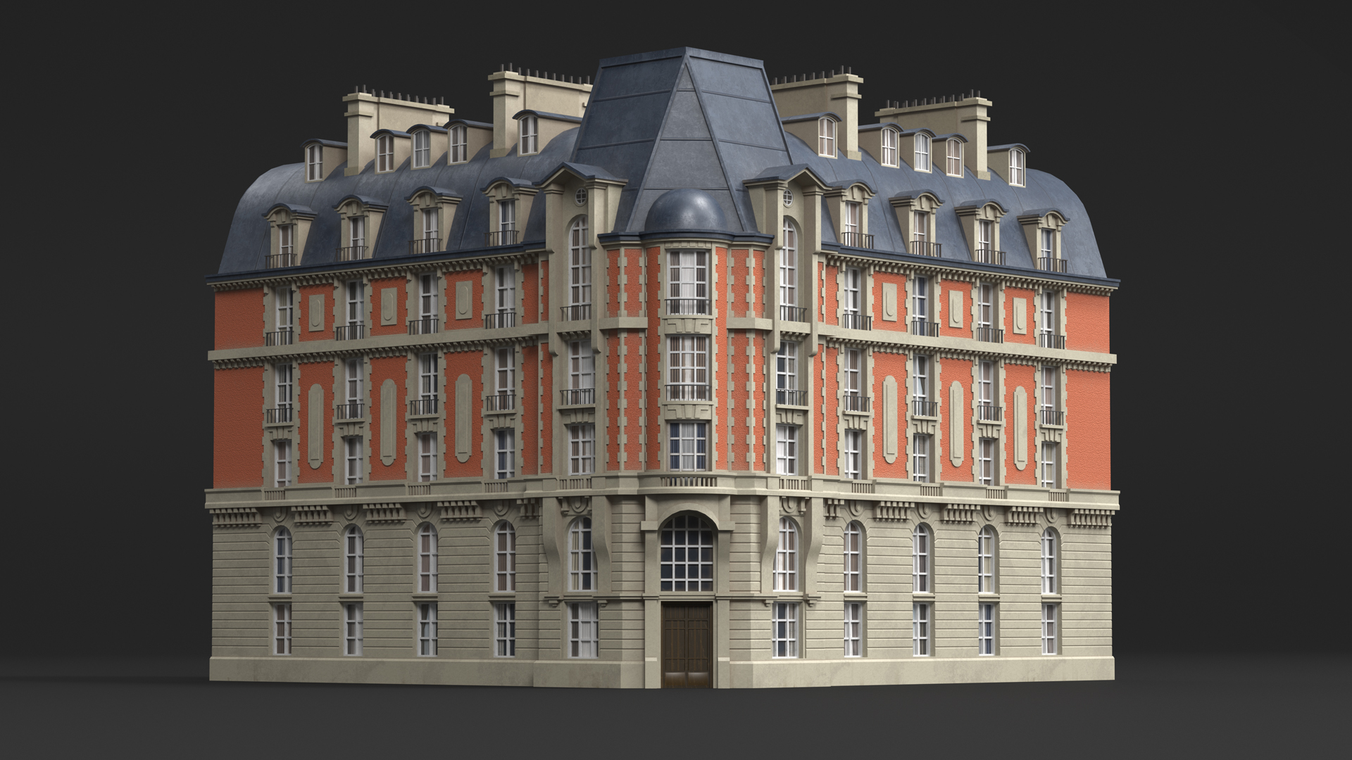 French Renaissance Building 3D