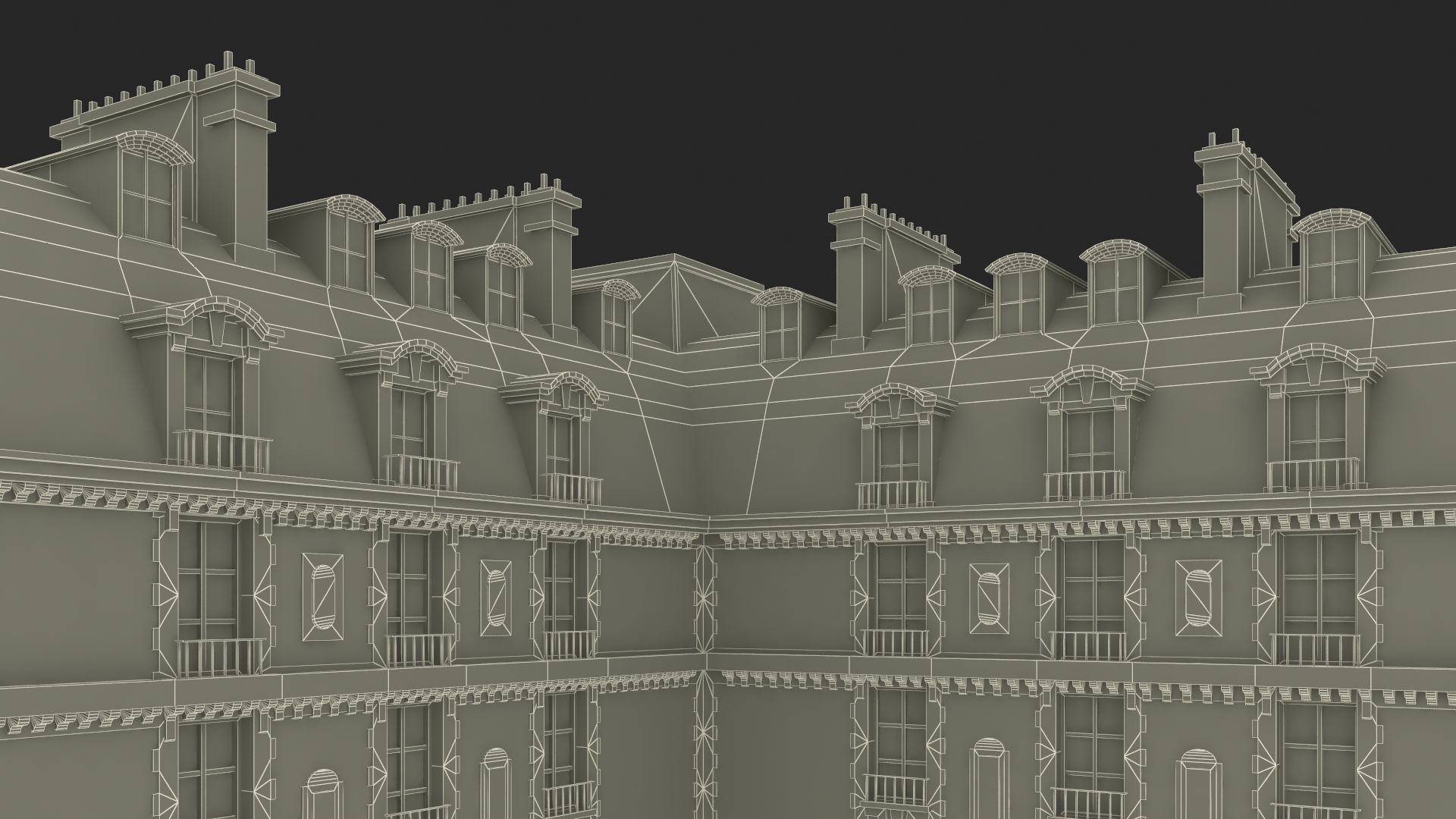 French Renaissance Building 3D