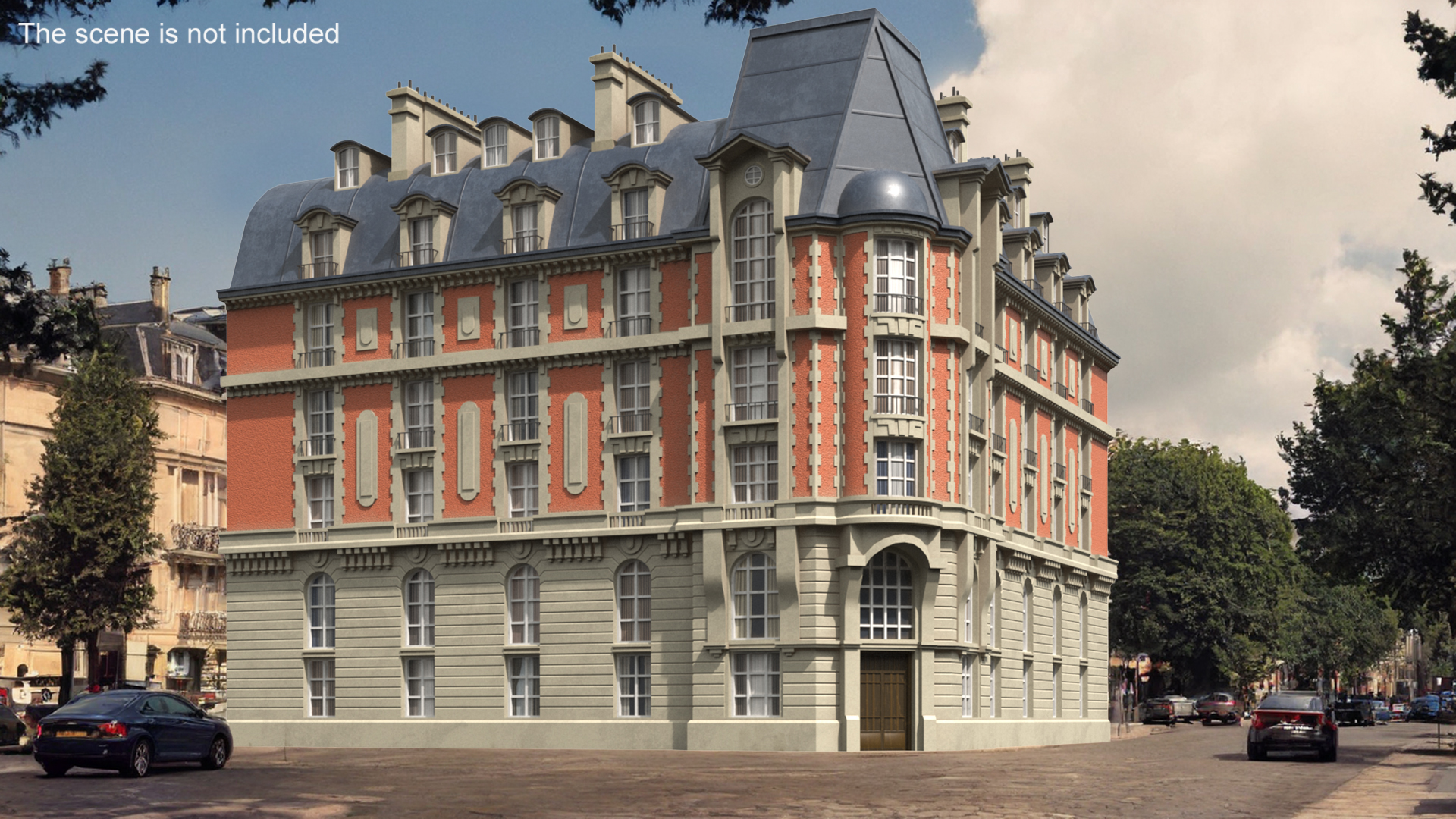 French Renaissance Building 3D
