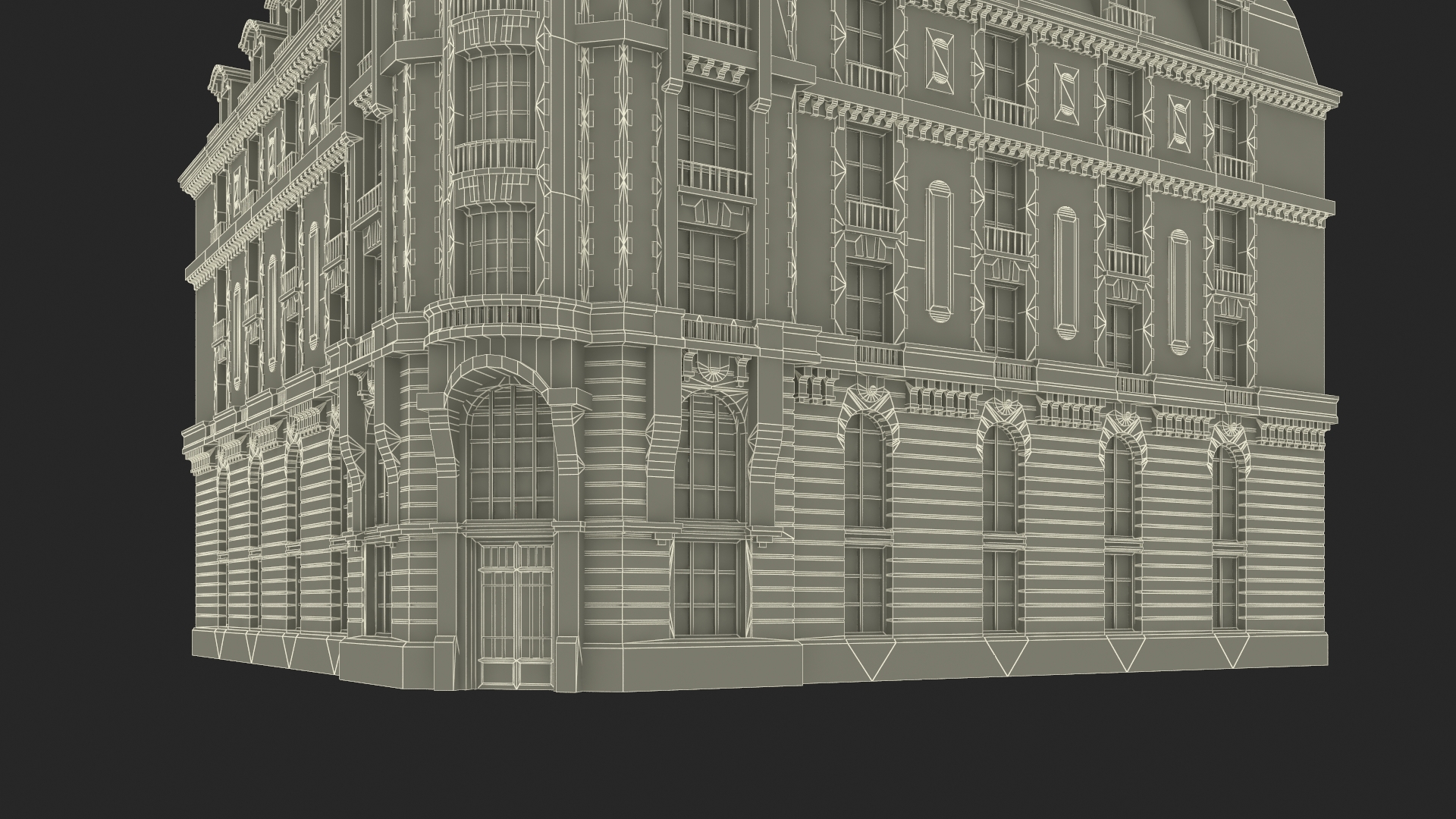 French Renaissance Building 3D