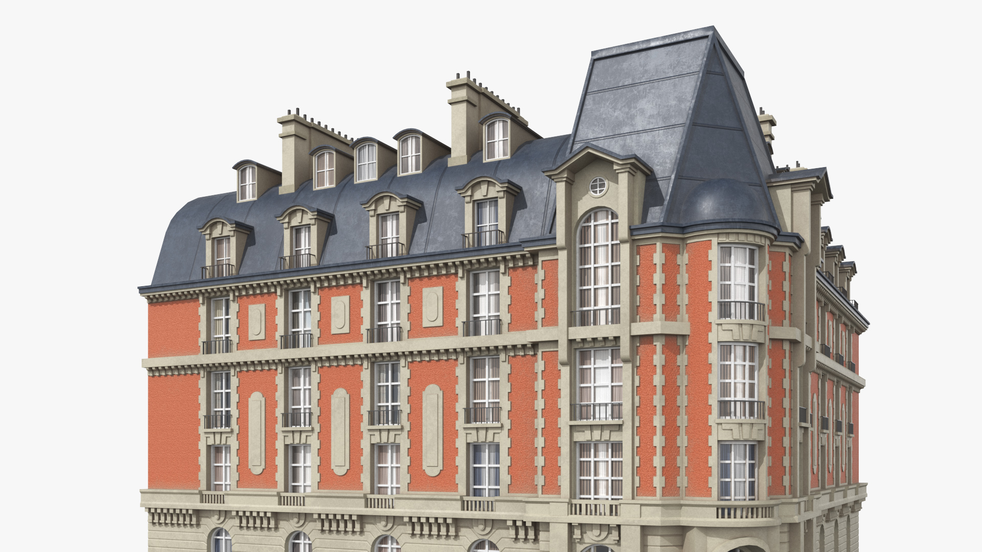 French Renaissance Building 3D