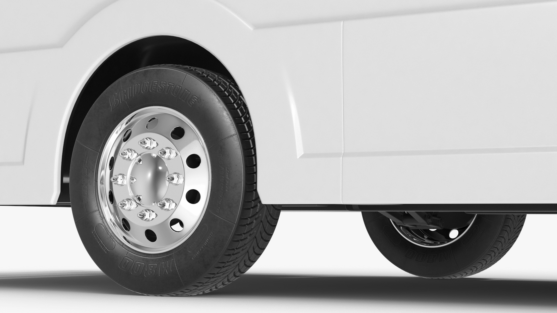 3D Urban Delivery Truck Rigged for Cinema 4D