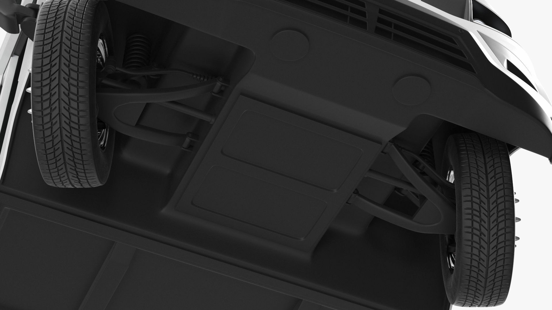 3D Urban Delivery Truck Rigged for Cinema 4D
