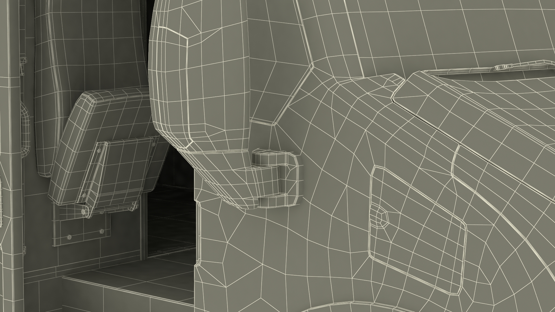 3D Urban Delivery Truck Rigged for Cinema 4D