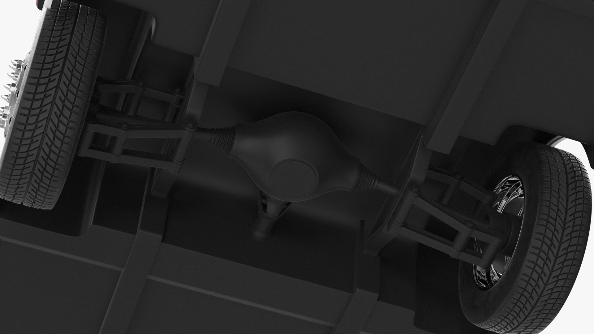 3D Urban Delivery Truck Rigged for Cinema 4D