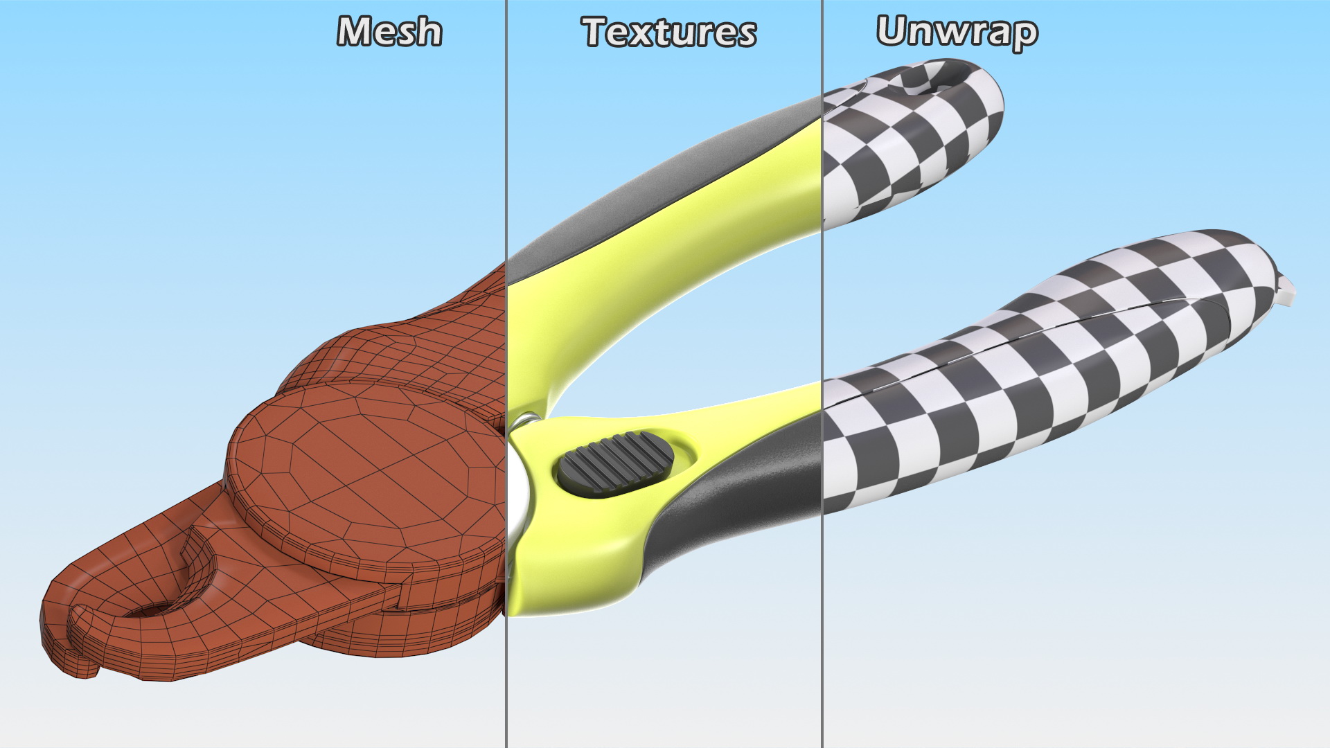 3D model Animal Nail Trimmer Green