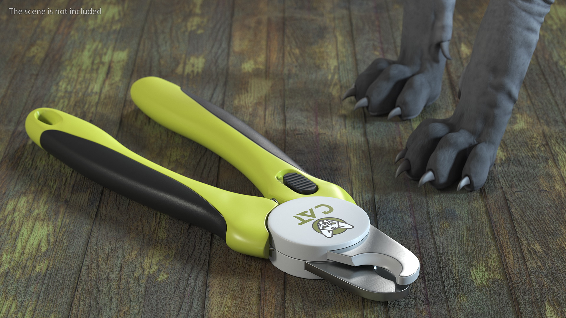 3D model Animal Nail Trimmer Green