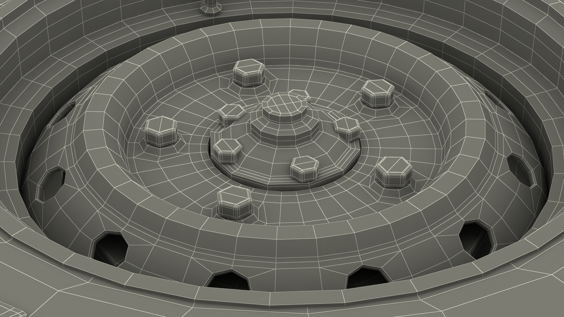 Goodyear Wrangler Mud Terrain Tyre 3D model