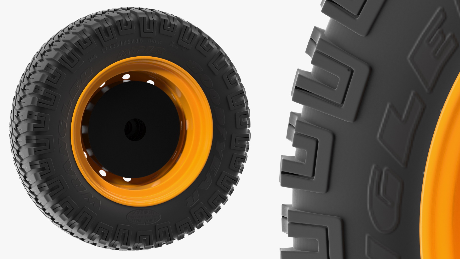Goodyear Wrangler Mud Terrain Tyre 3D model