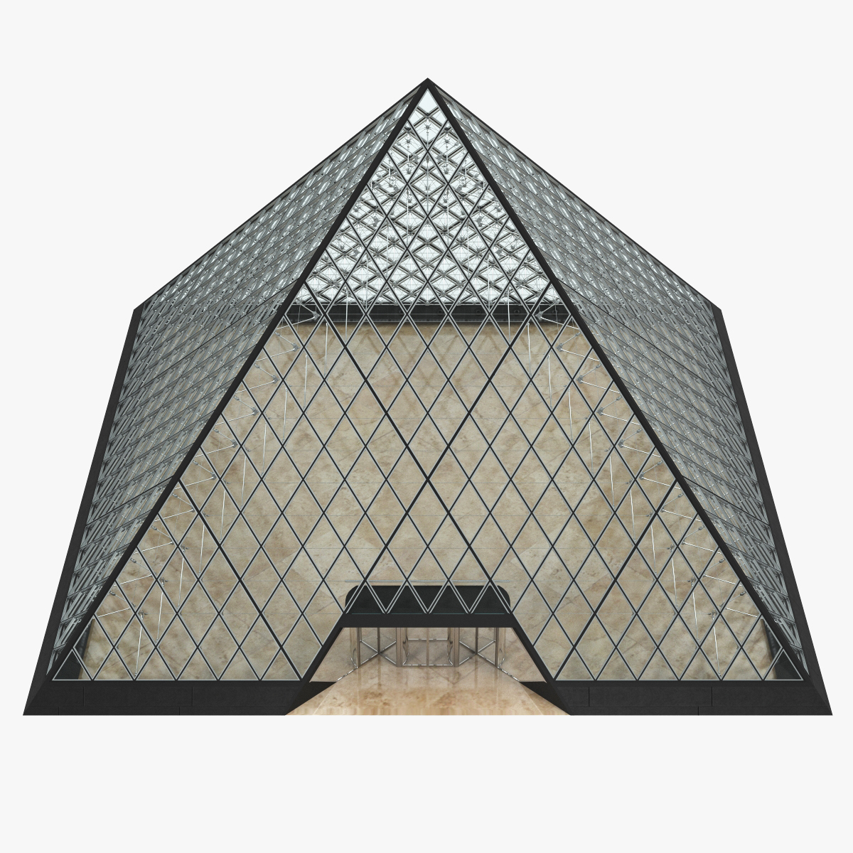 Glass Louvre Pyramid