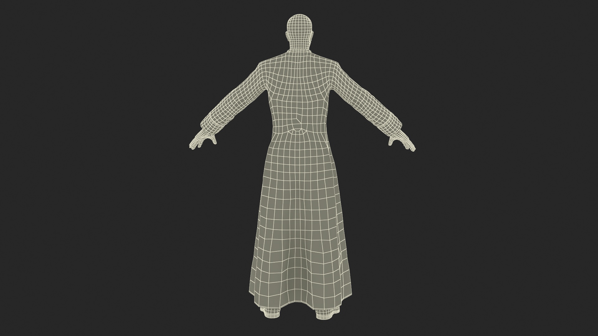 Catholic Priest A-Pose 3D