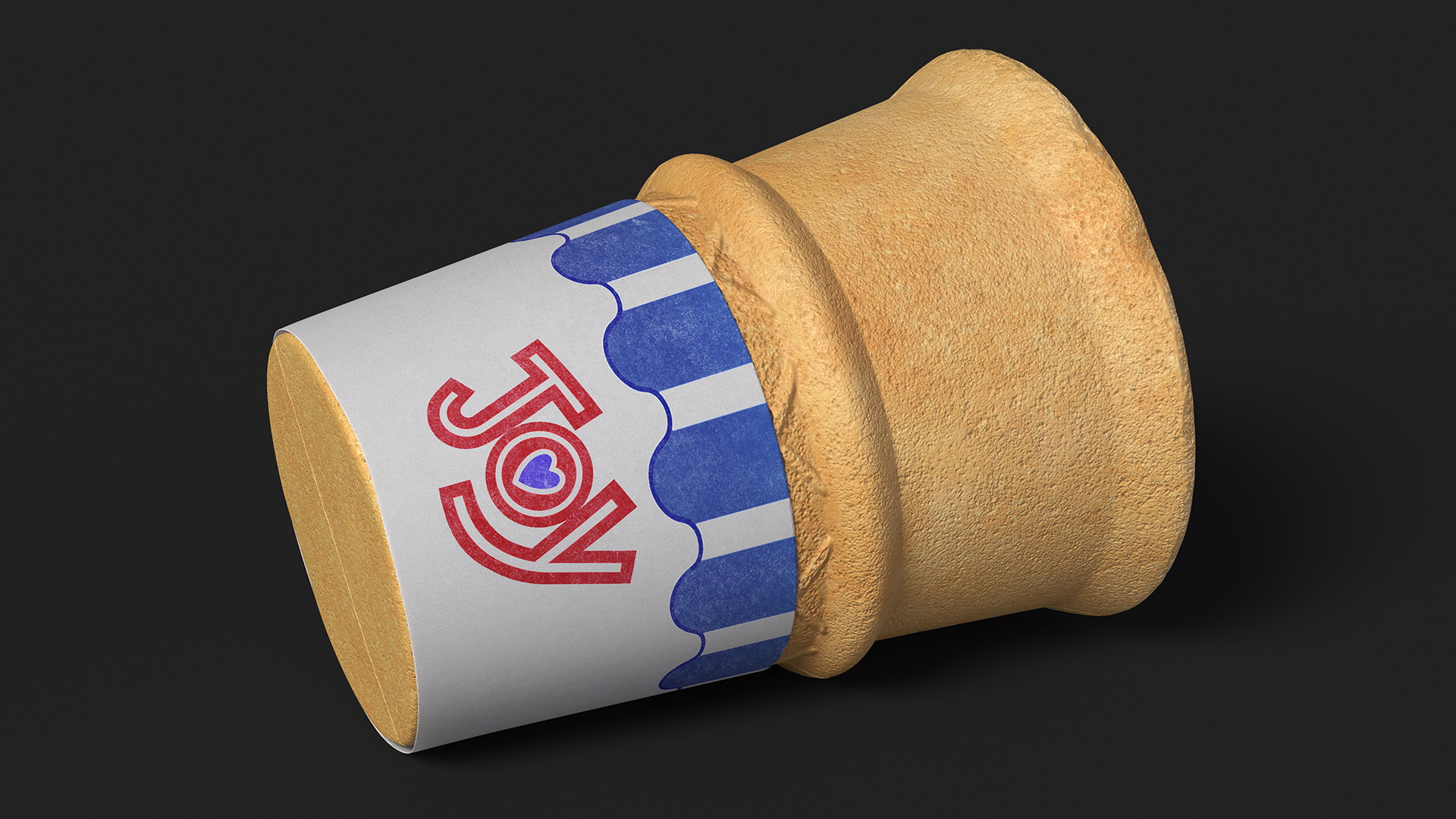 3D model JOY Kids Flat Bottom Cake Cone