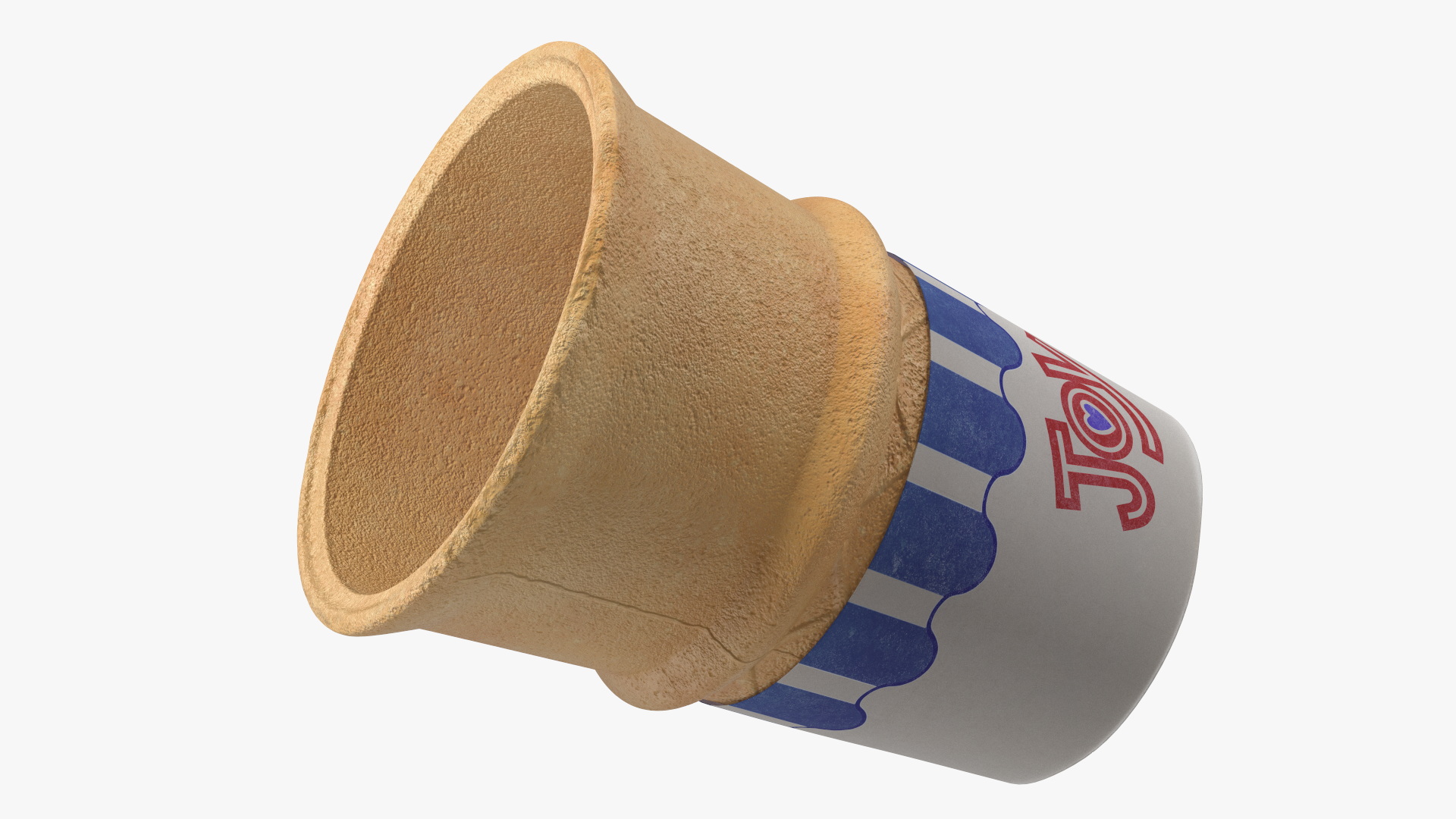 3D model JOY Kids Flat Bottom Cake Cone