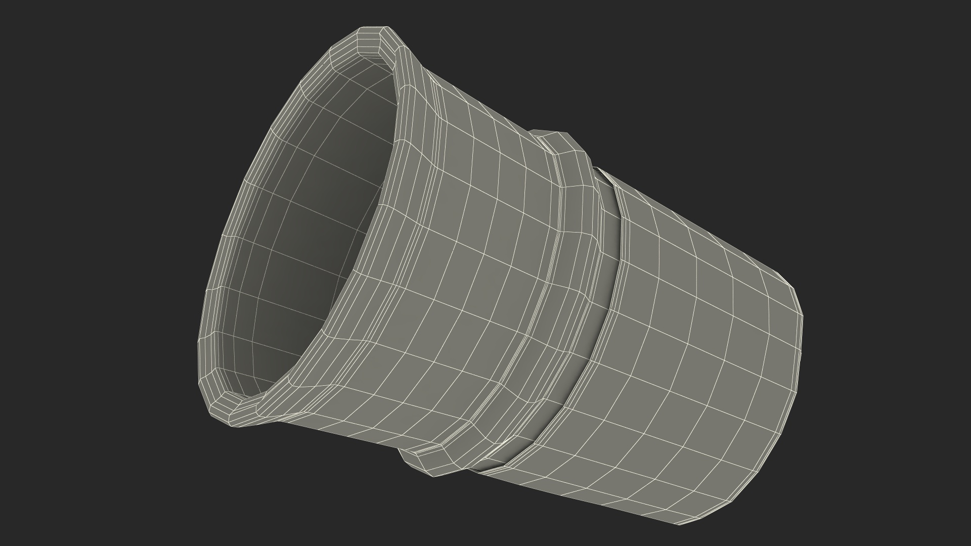 3D model JOY Kids Flat Bottom Cake Cone