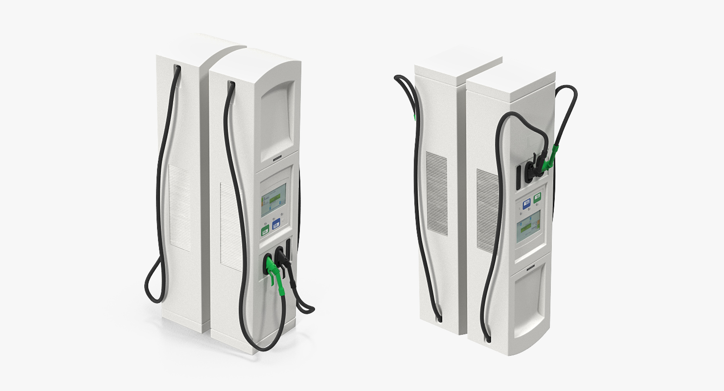EV Charging Station 3D model