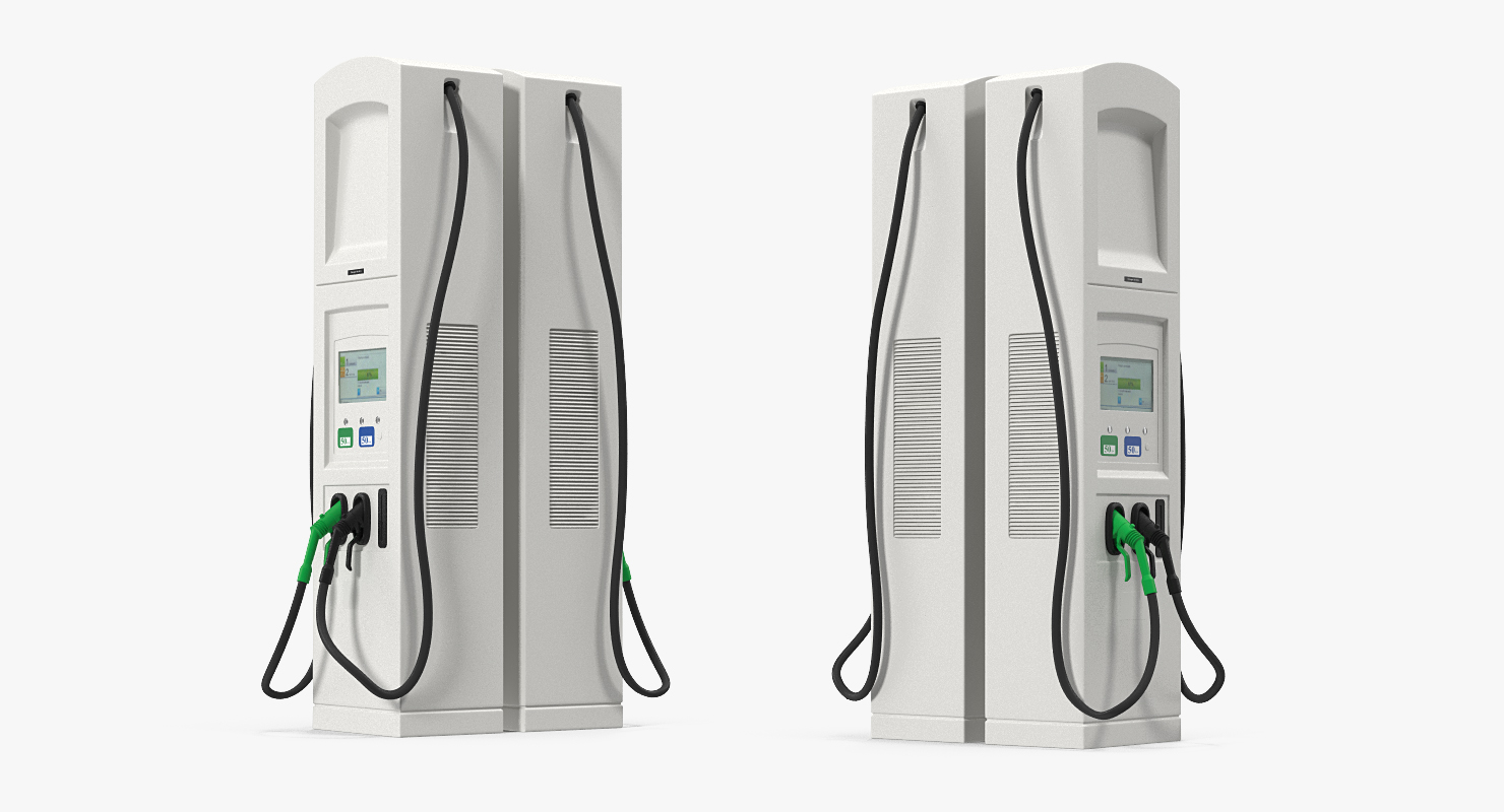 EV Charging Station 3D model