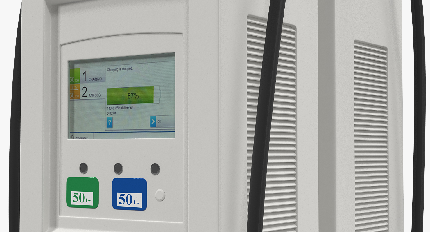 EV Charging Station 3D model