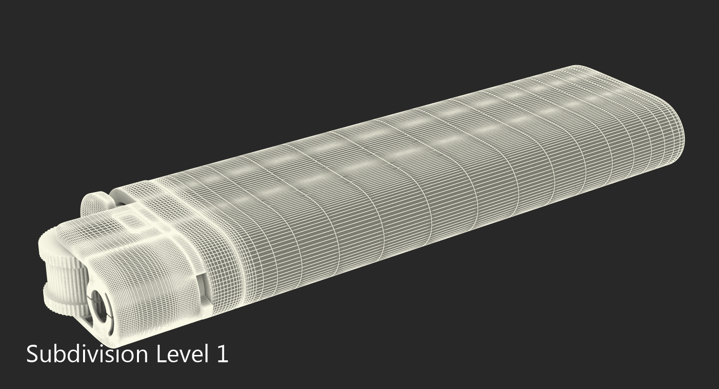 Disposable Gas Lighter 3D