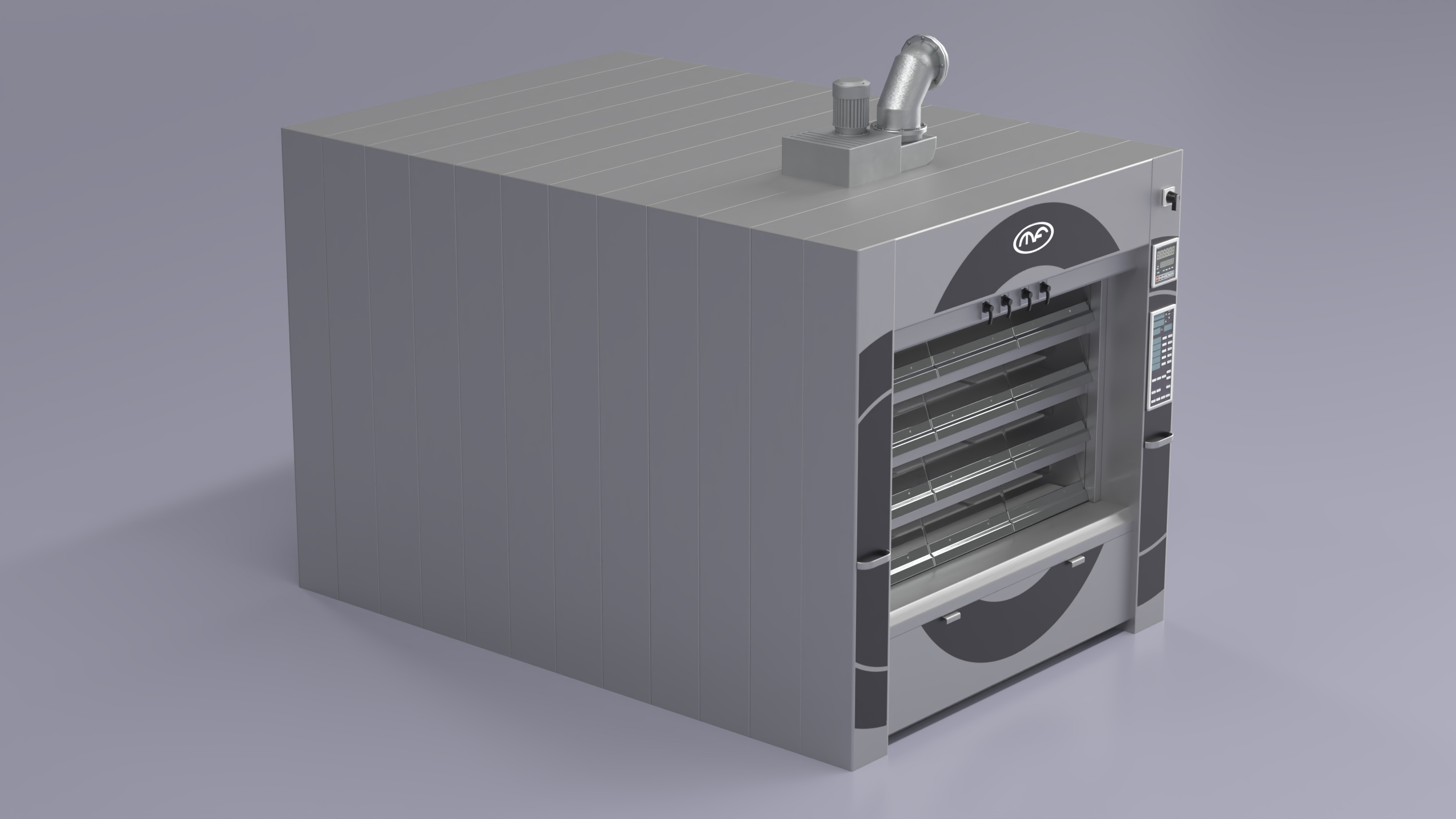 3D Industrial Bakery Oven Mondial Forni