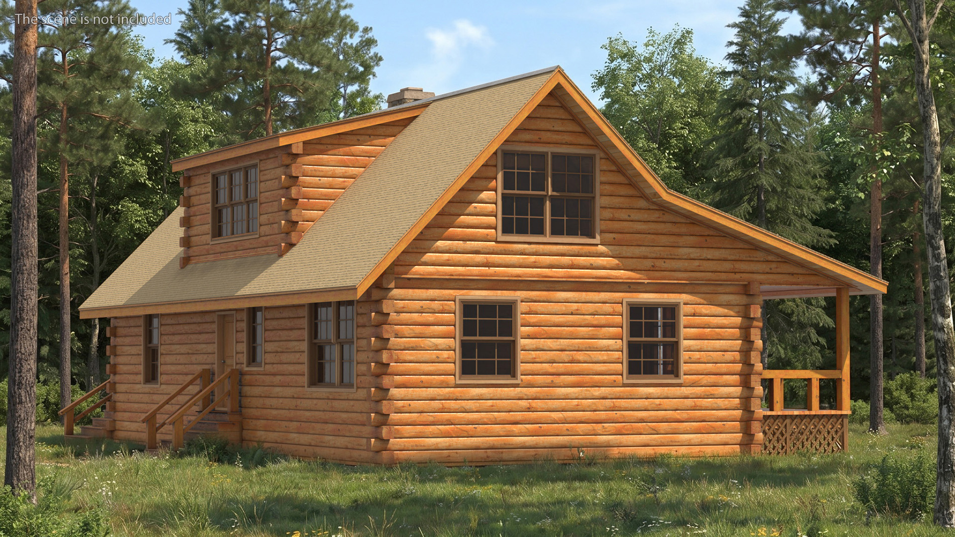 Wooden Log Home - view 3