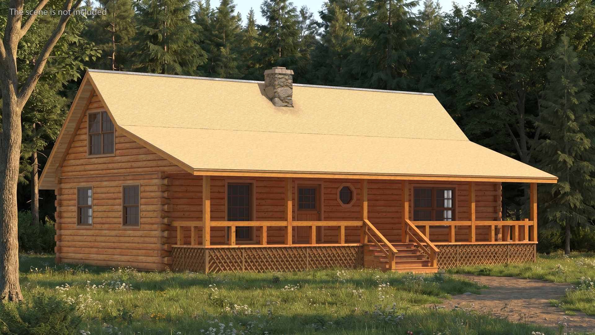 Wooden Log Home - view 4