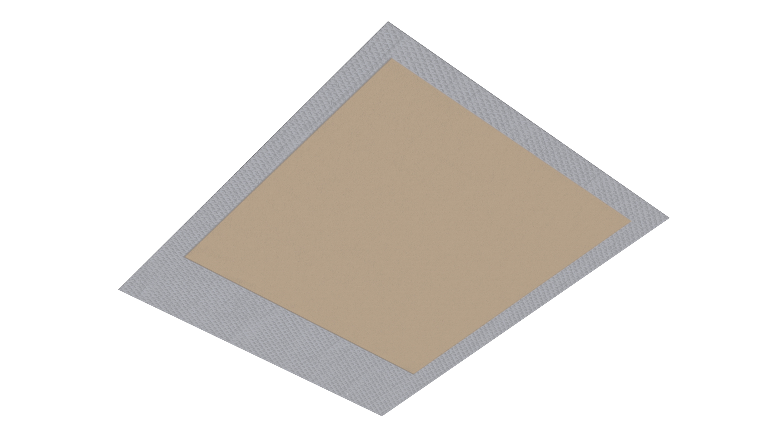 Vintage Instant Camera Film Border 3D model
