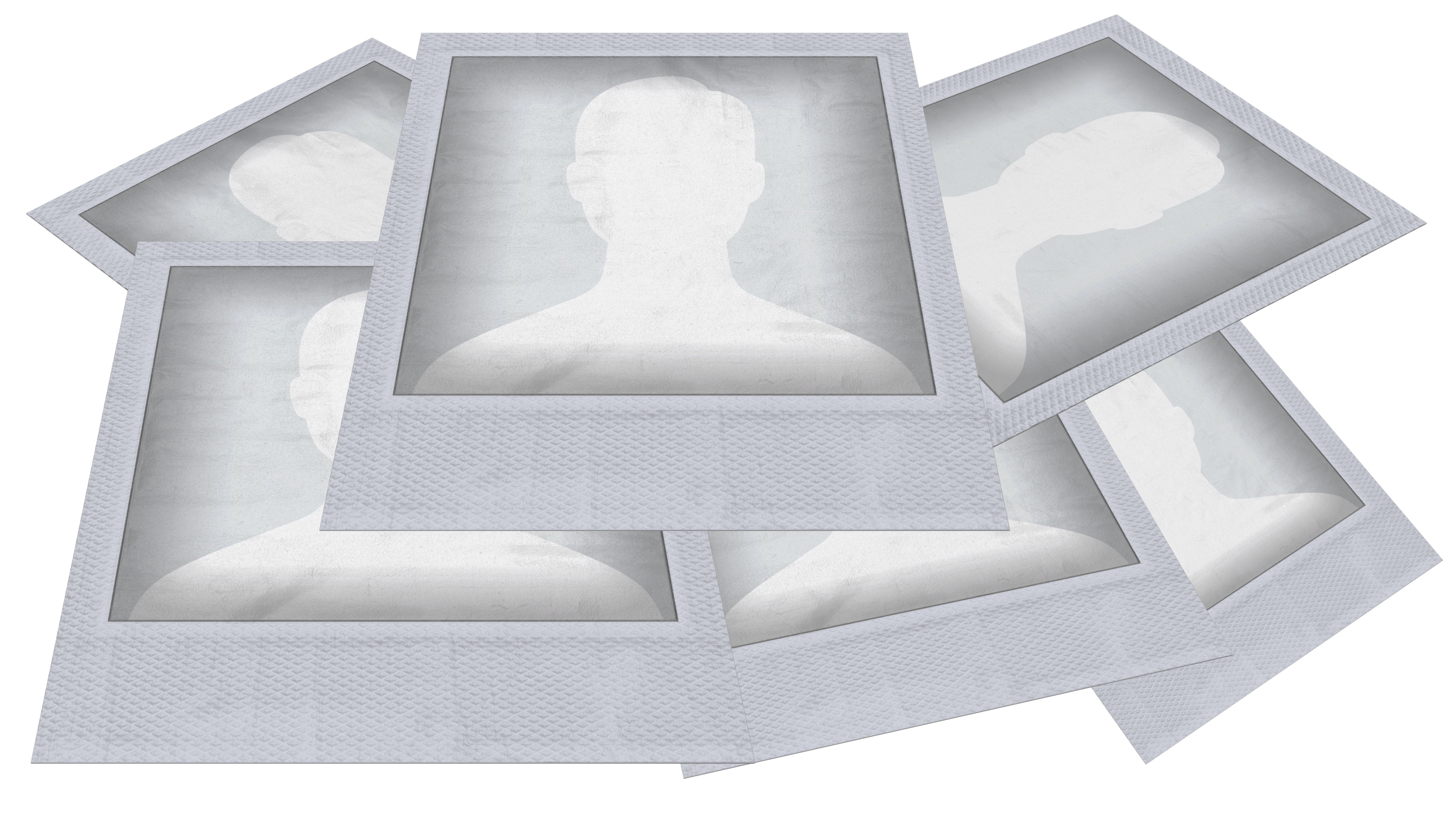Vintage Instant Camera Film Border 3D model