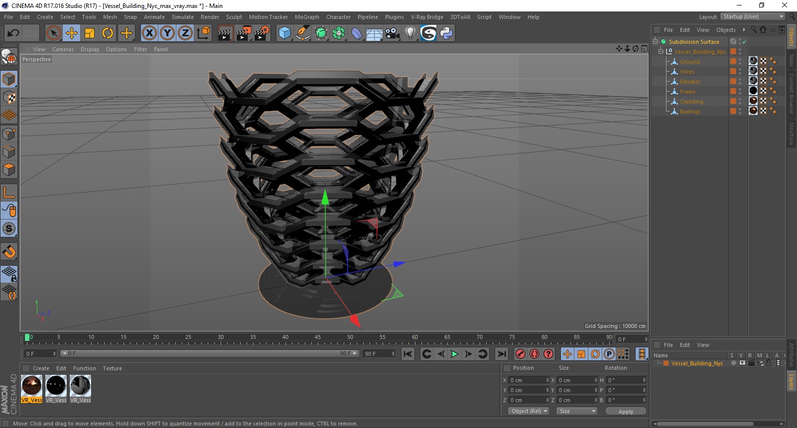 Vessel Building Nyc 3D model