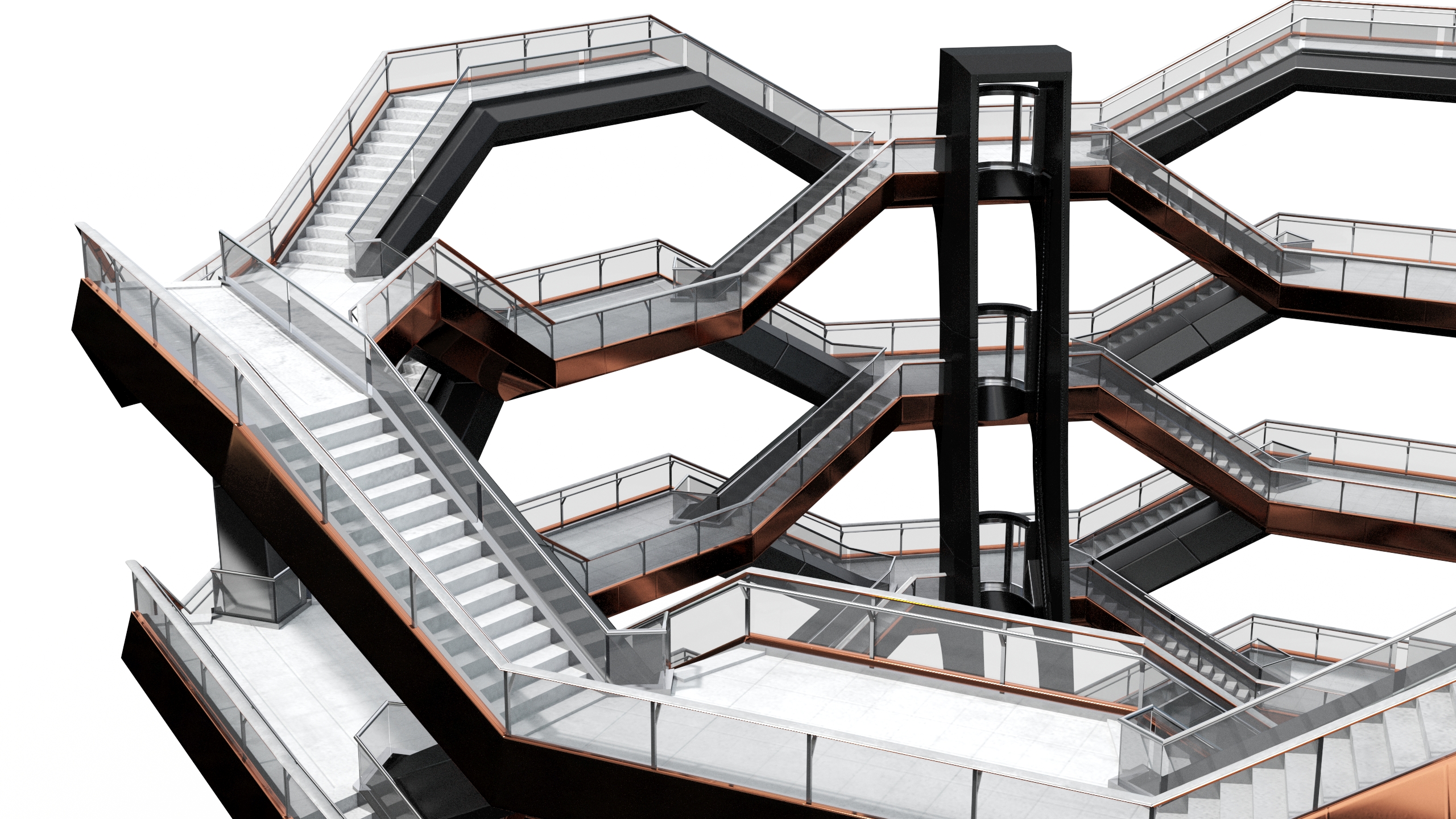 Vessel Building Nyc 3D model