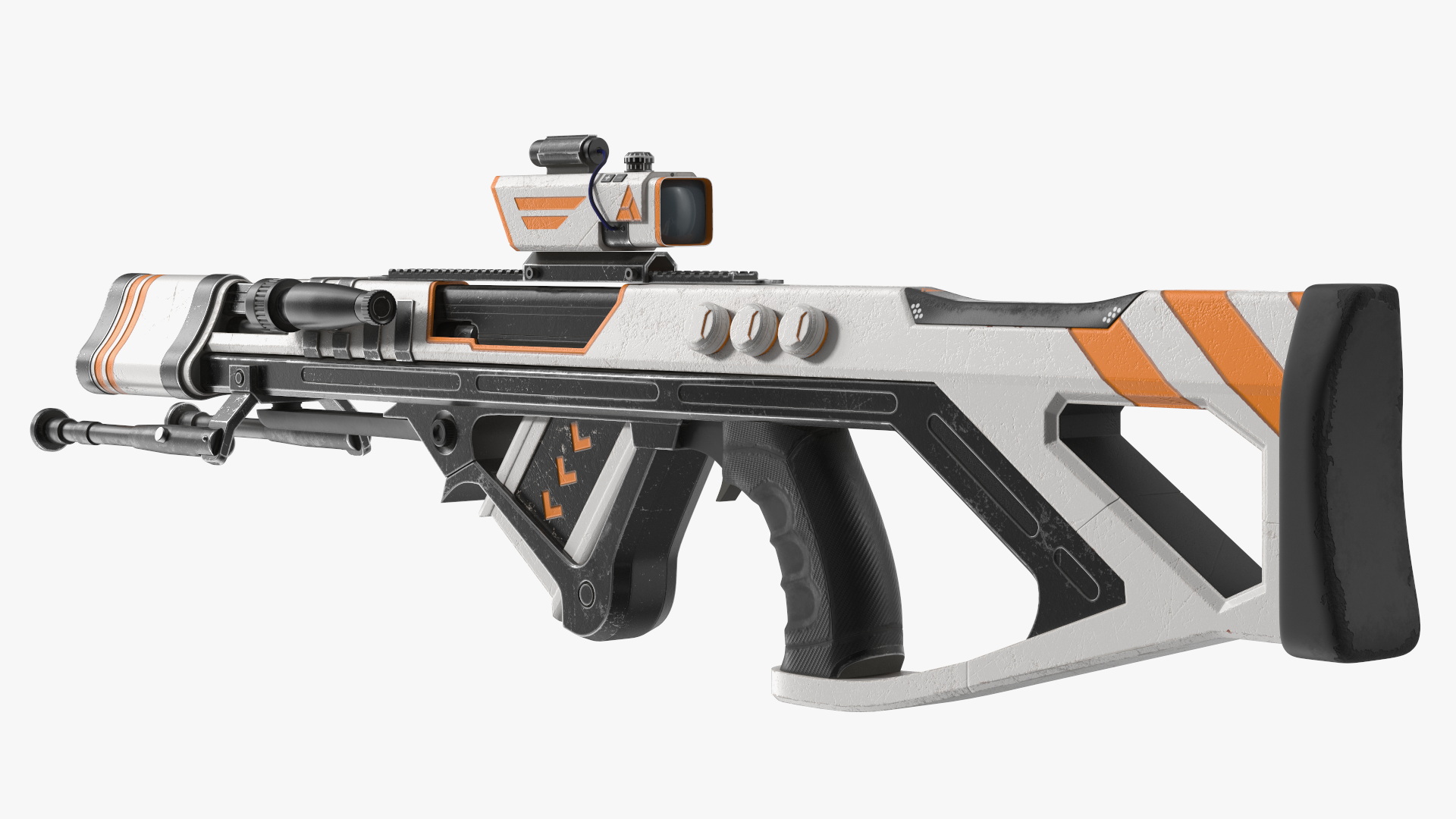 3D model Futuristic Assault Weapon
