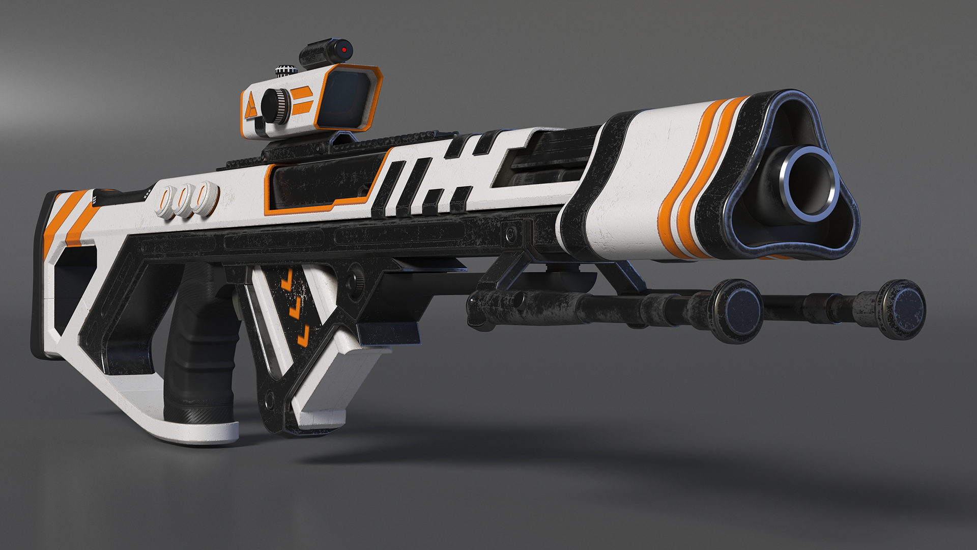 3D model Futuristic Assault Weapon