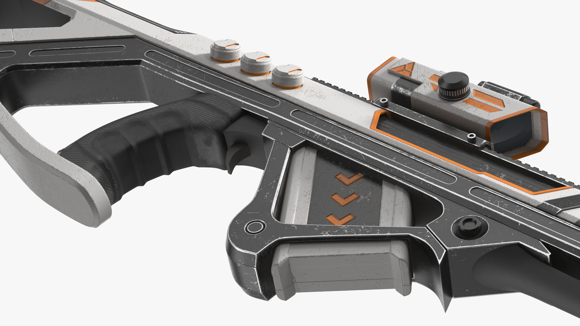 3D model Futuristic Assault Weapon