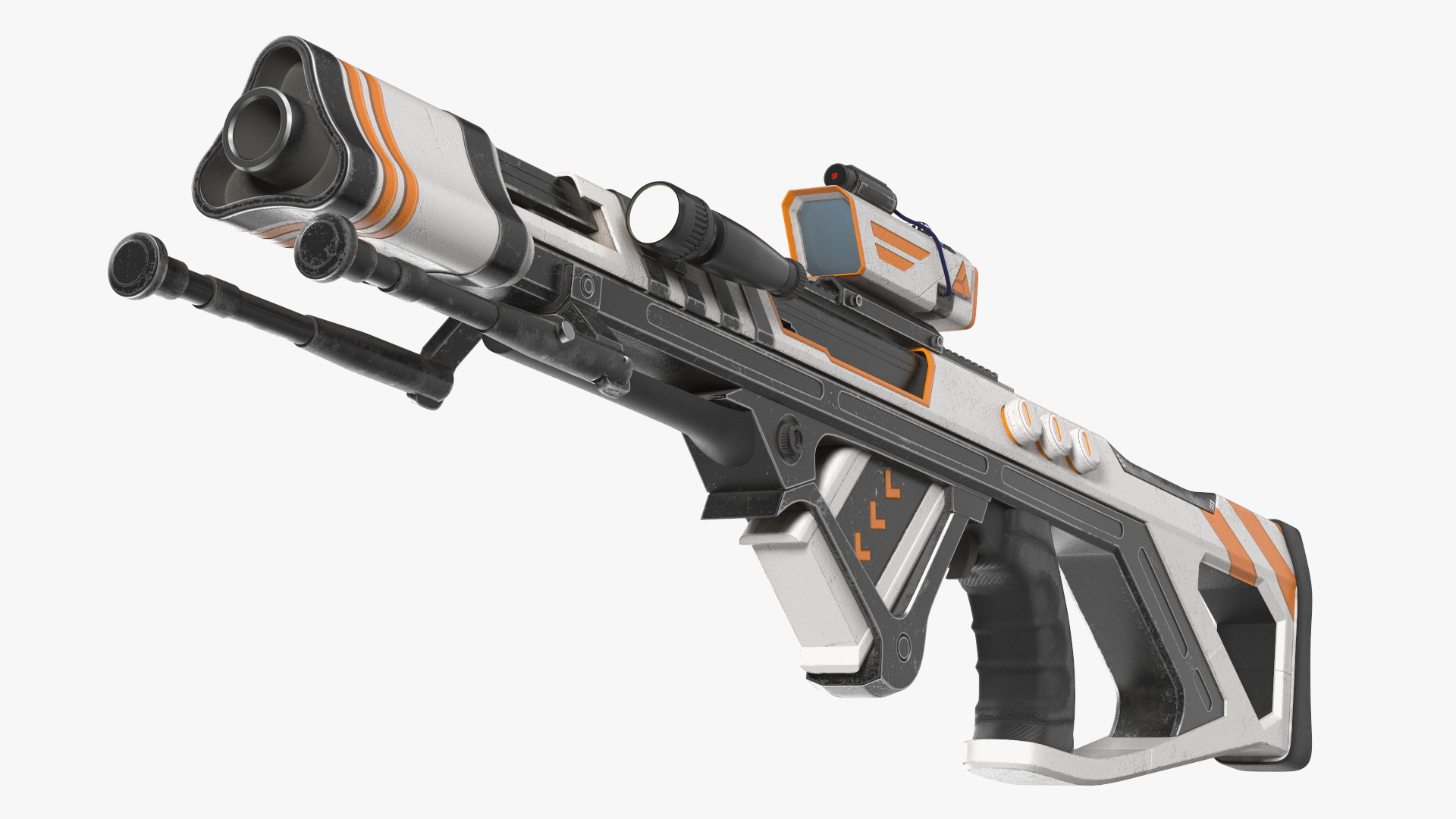 3D model Futuristic Assault Weapon
