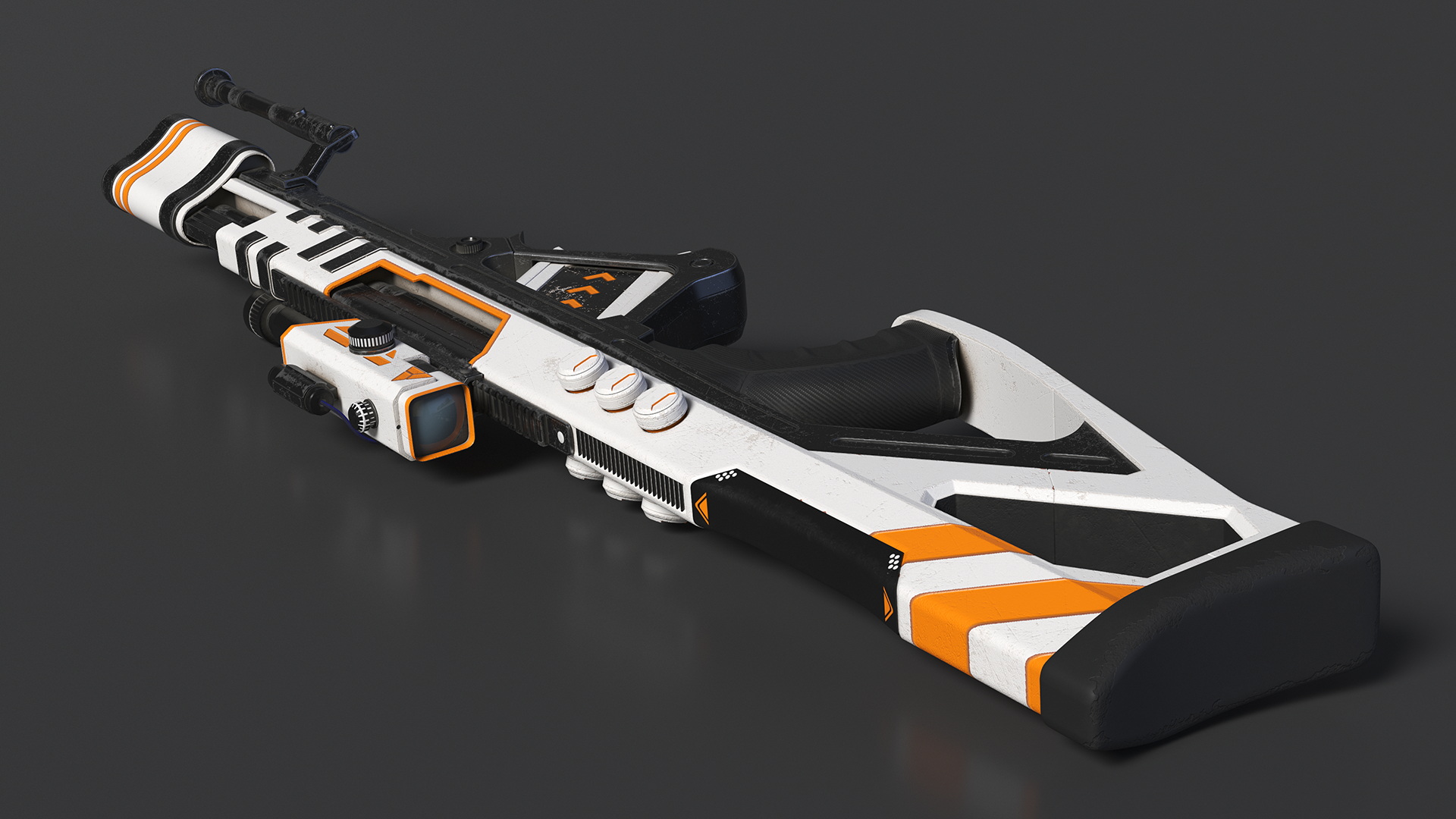 3D model Futuristic Assault Weapon