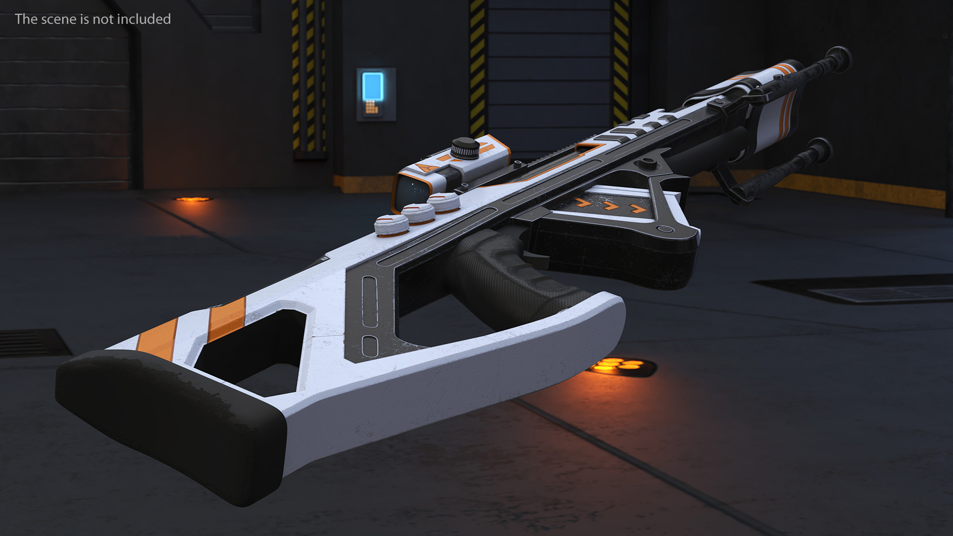 3D model Futuristic Assault Weapon