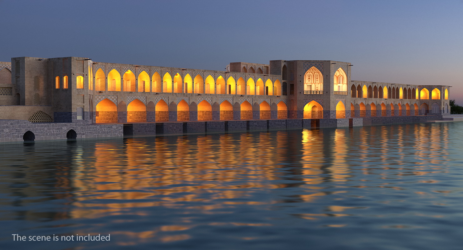Khaju Bridge 3D