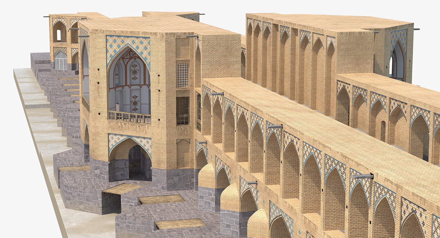 Khaju Bridge 3D