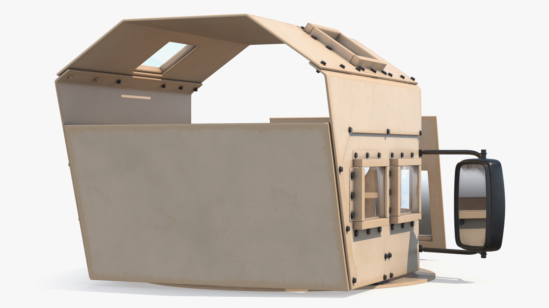 Armored Machine Gun Turret Desert, view 2