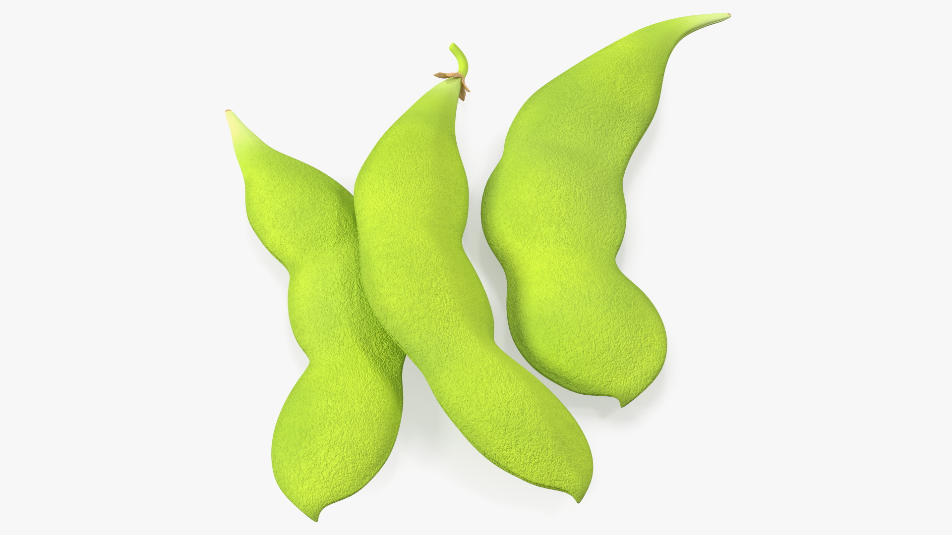 Edamame Green Soybeans Closed 3D model