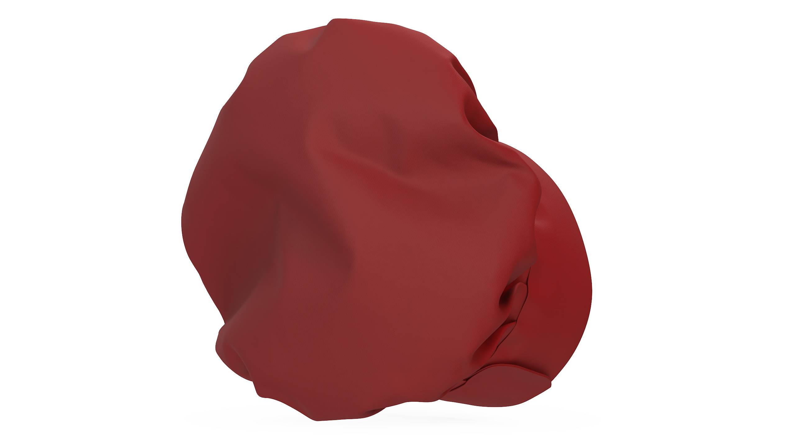 3D Puffy Chef Hat in Red