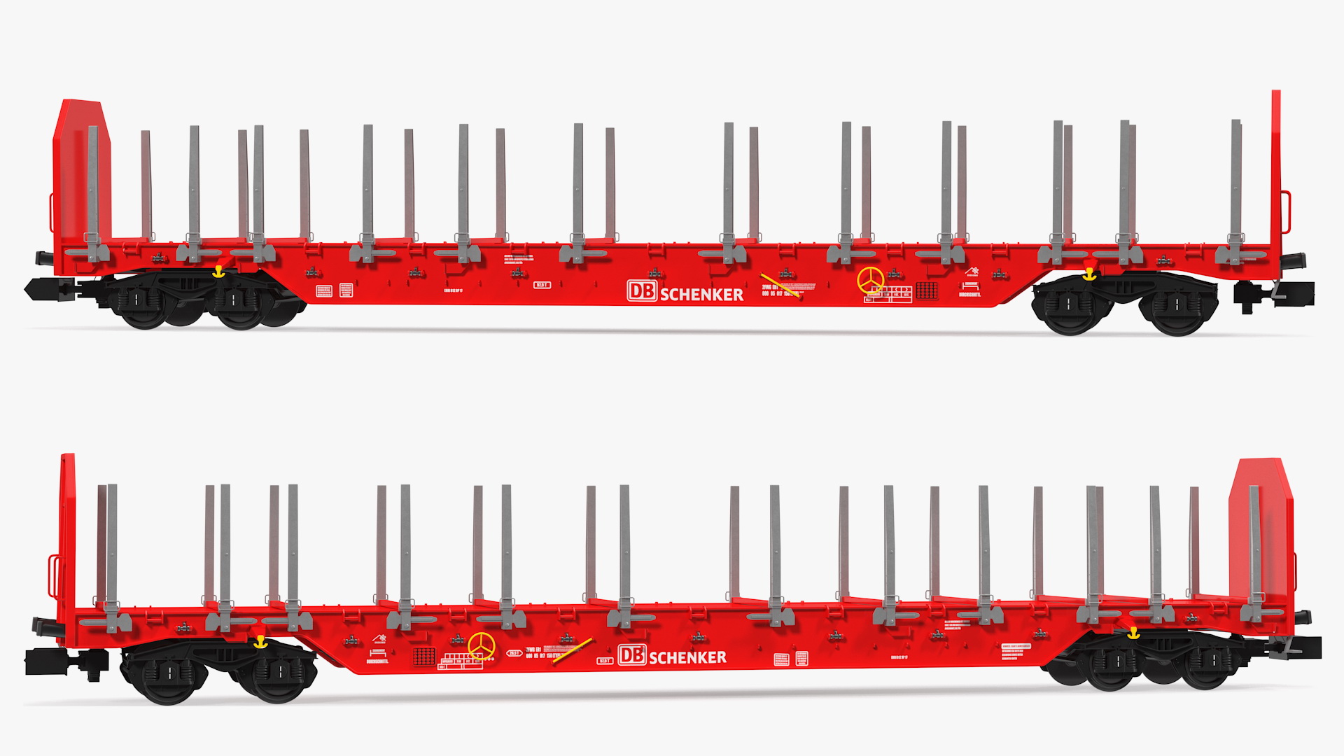 3D Rnoos 644 Stake Wagon Empty New