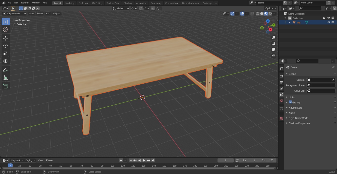 3D Large Size Laptop Desk Nnewvante Table model