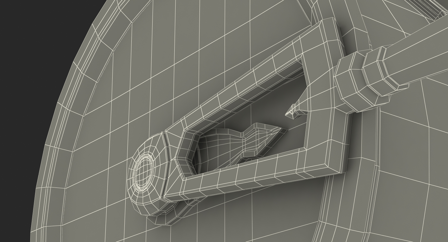3D Engine Order Telegraph with Moving Handle
