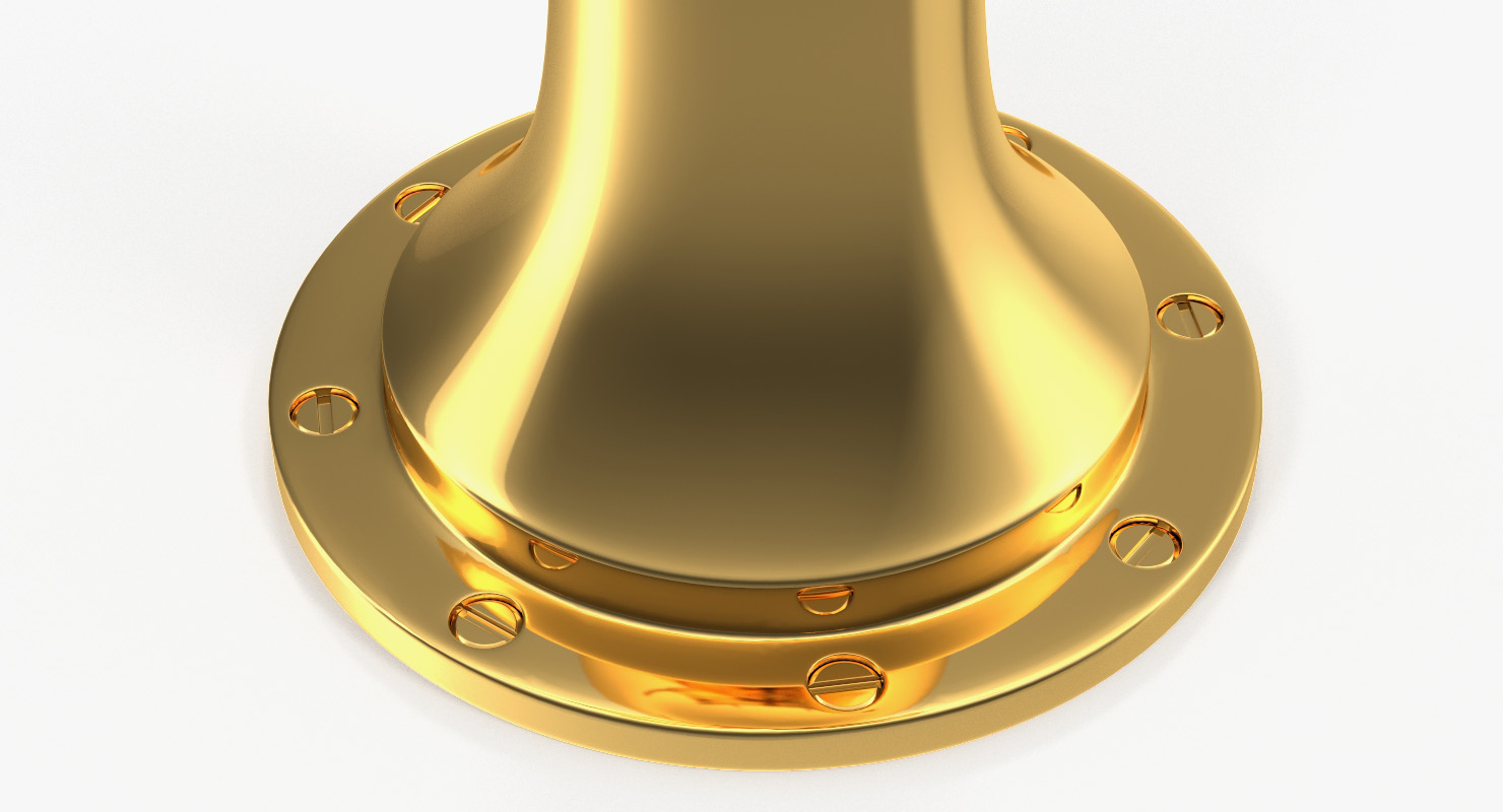 3D Engine Order Telegraph with Moving Handle