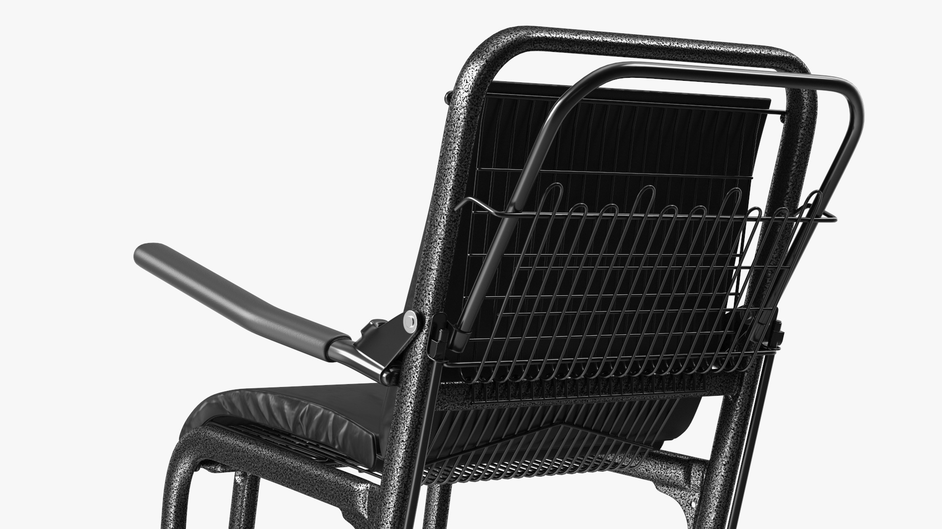 Airport Wheelchair Black 3D model