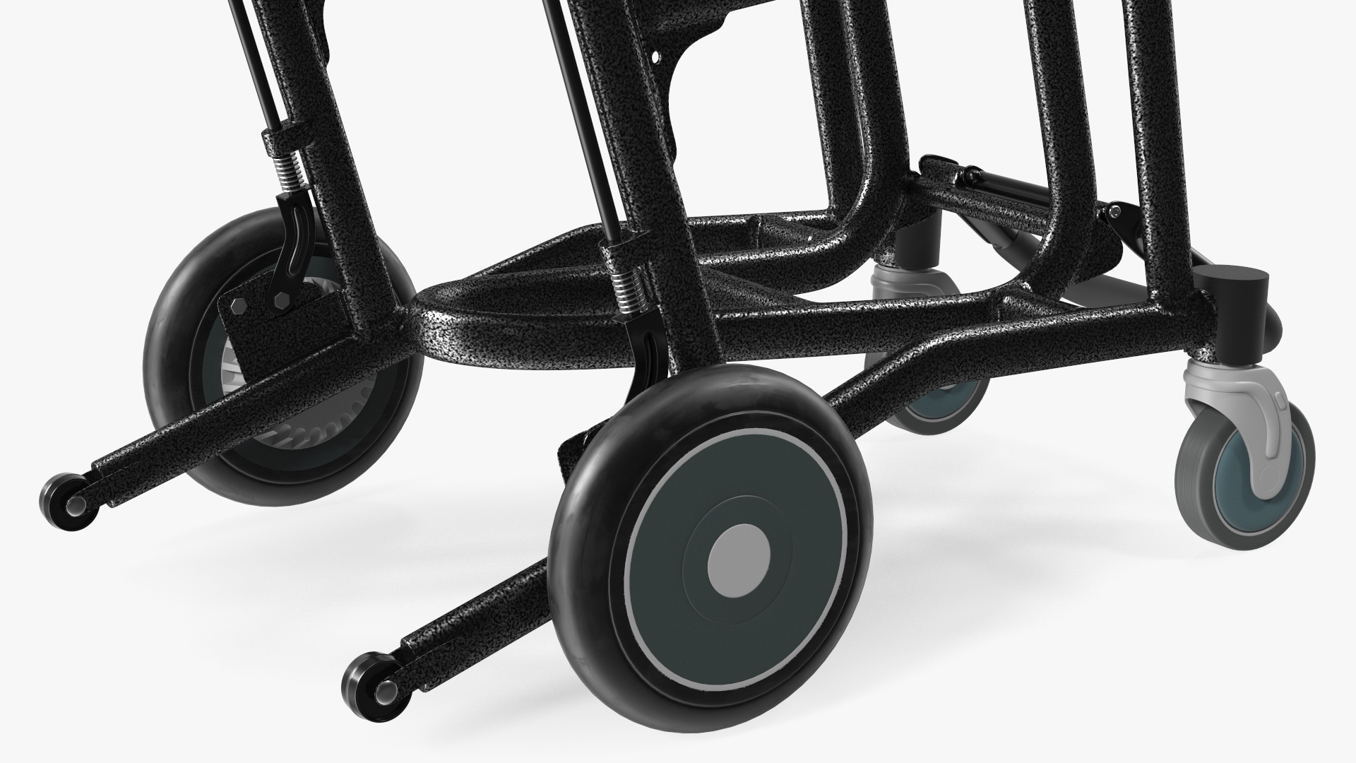 Airport Wheelchair Black 3D model